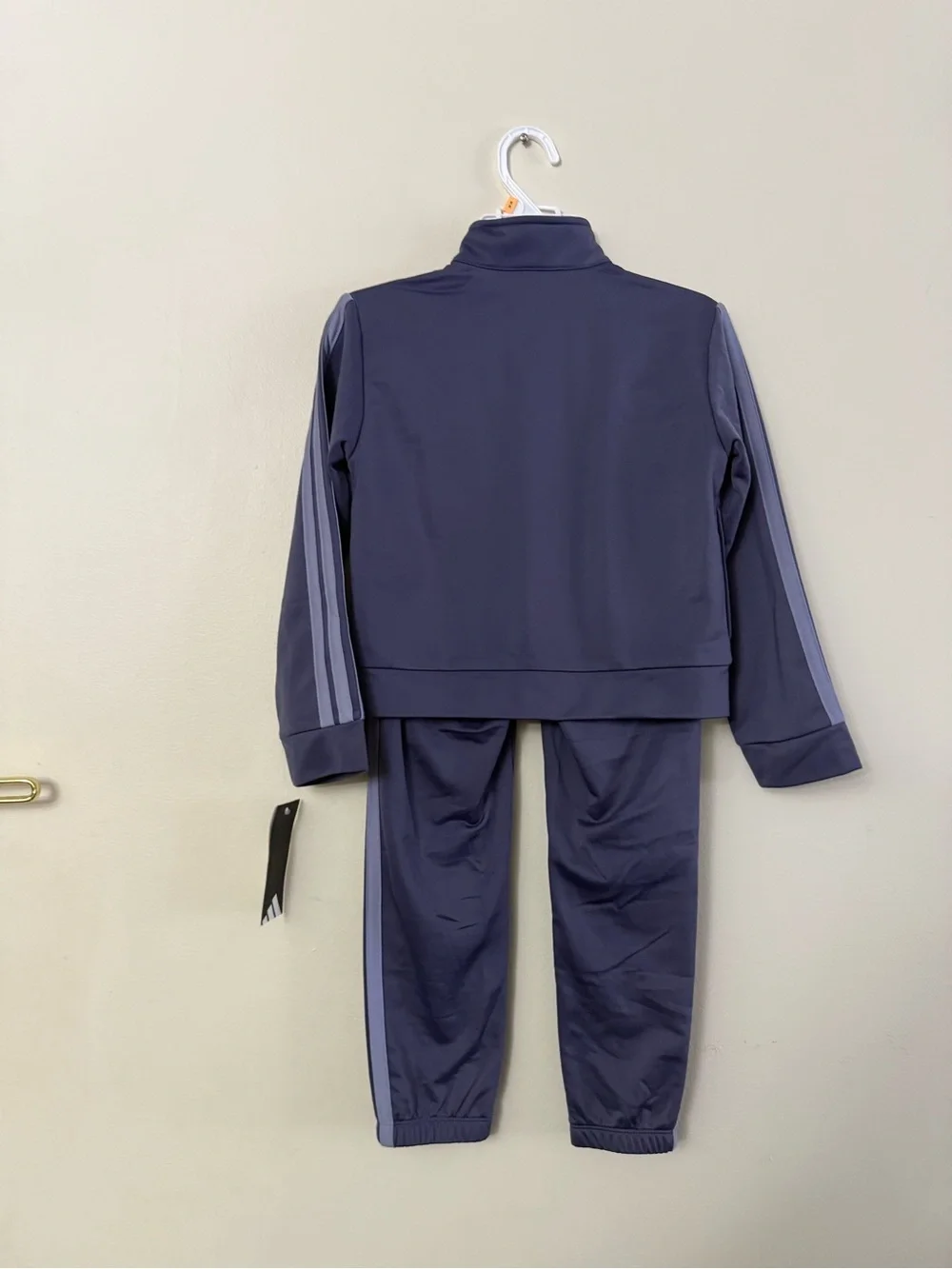 adidas Purple Youth Track Jacket and Pants Set